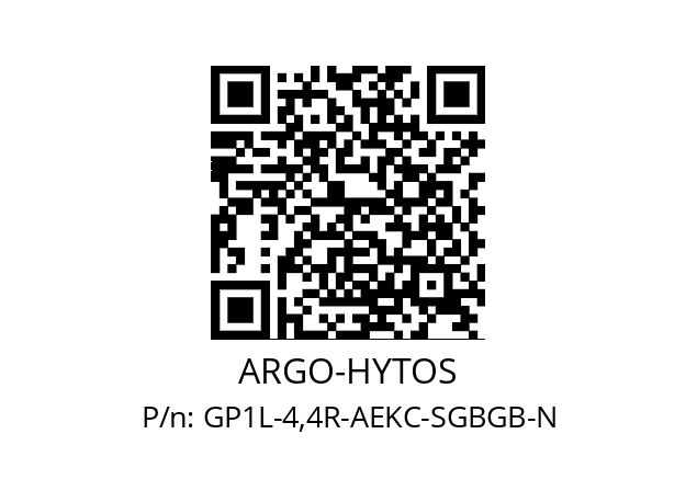   ARGO-HYTOS GP1L-4,4R-AEKC-SGBGB-N