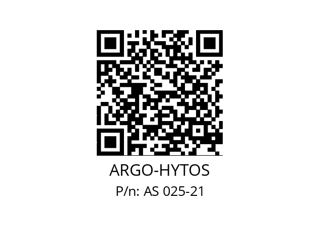   ARGO-HYTOS AS 025-21