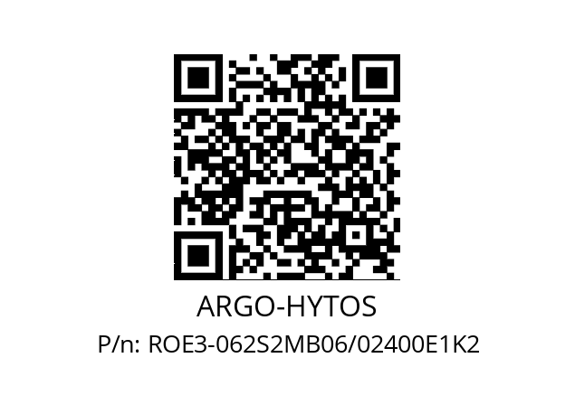   ARGO-HYTOS ROE3-062S2MB06/02400E1K2