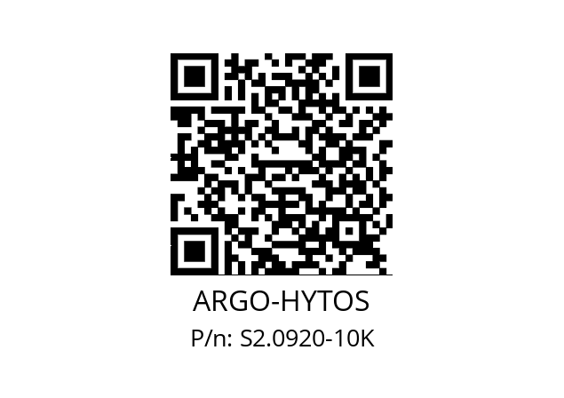   ARGO-HYTOS S2.0920-10K