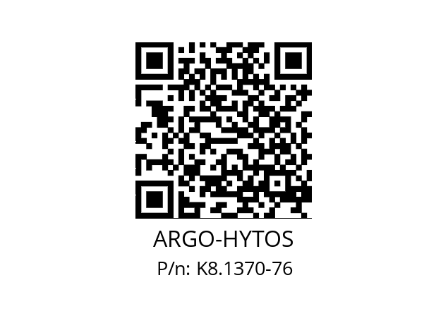   ARGO-HYTOS K8.1370-76