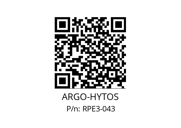   ARGO-HYTOS RPE3-043