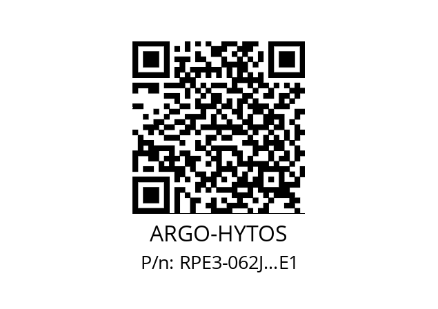   ARGO-HYTOS RPE3-062J...E1