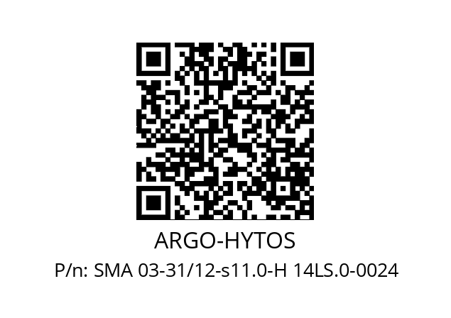   ARGO-HYTOS SMA 03-31/12-s11.0-H 14LS.0-0024