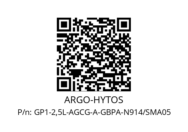   ARGO-HYTOS GP1-2,5L-AGCG-A-GBPA-N914/SMA05