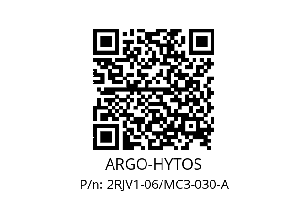   ARGO-HYTOS 2RJV1-06/MC3-030-A