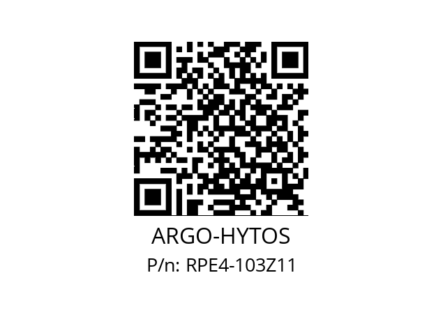   ARGO-HYTOS RPE4-103Z11