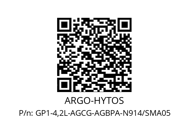   ARGO-HYTOS GP1-4,2L-AGCG-AGBPA-N914/SMA05