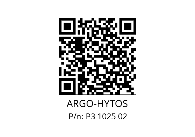   ARGO-HYTOS P3 1025 02