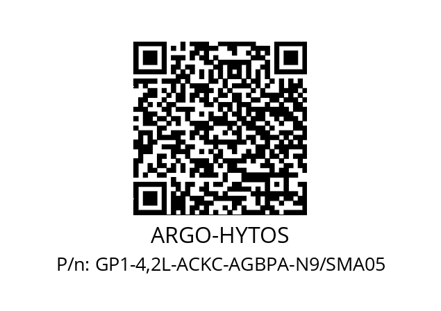   ARGO-HYTOS GP1-4,2L-ACKC-AGBPA-N9/SMA05