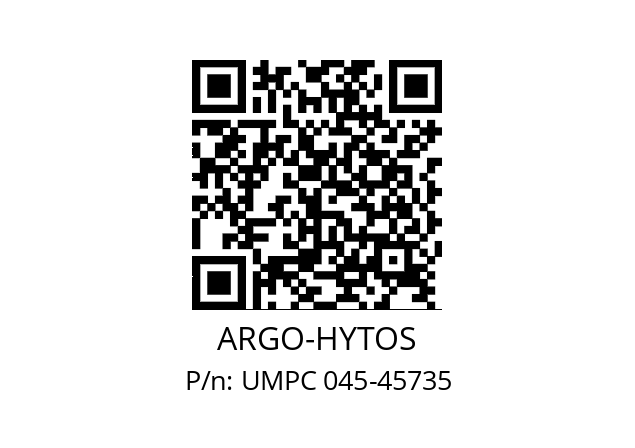   ARGO-HYTOS UMPC 045-45735