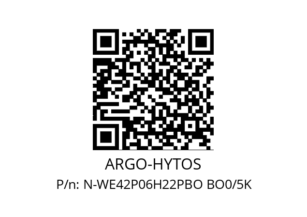   ARGO-HYTOS N-WE42P06H22PBO BO0/5K