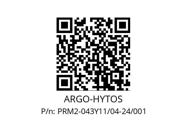   ARGO-HYTOS PRM2-043Y11/04-24/001