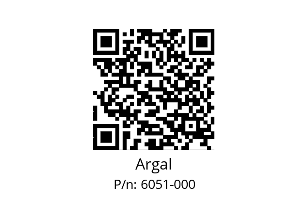   Argal 6051-000