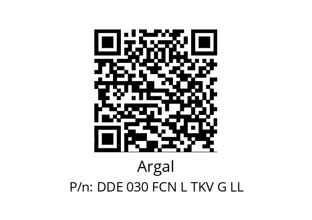   Argal DDE 030 FCN L TKV G LL