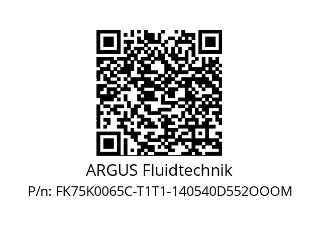   ARGUS Fluidtechnik FK75K0065C-T1T1-140540D552OOOM