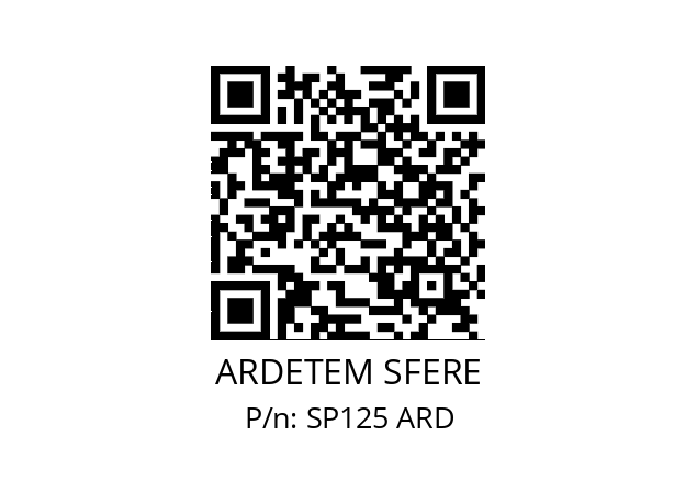   ARDETEM SFERE SP125 ARD