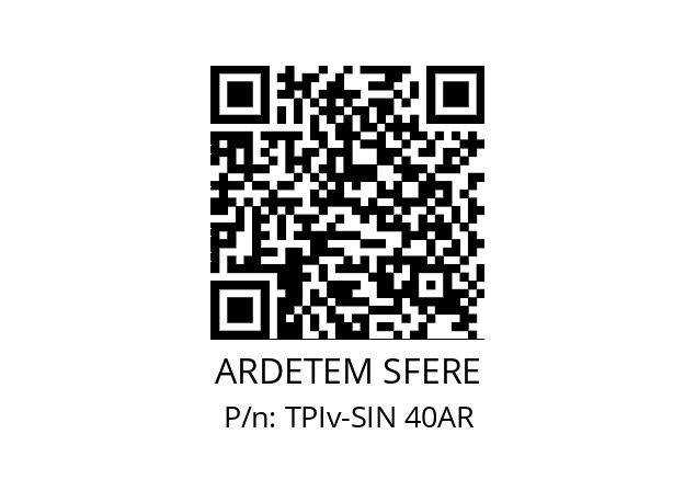   ARDETEM SFERE TPIv-SIN 40AR