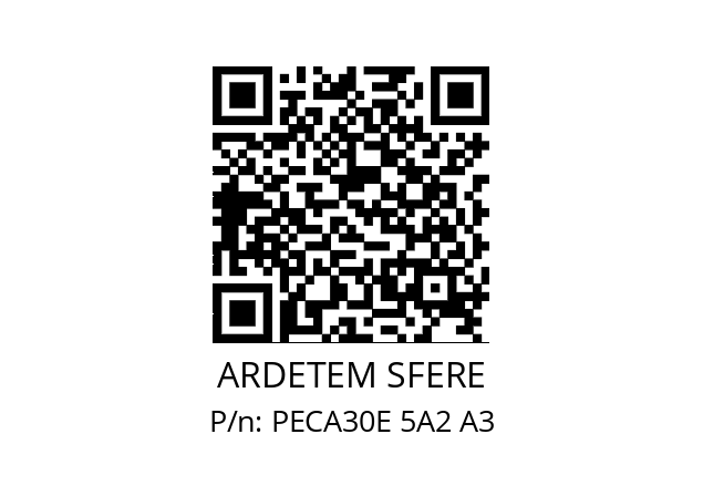   ARDETEM SFERE PECA30E 5A2 A3