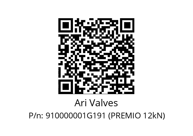   Ari Valves 910000001G191 (PREMIO 12kN)