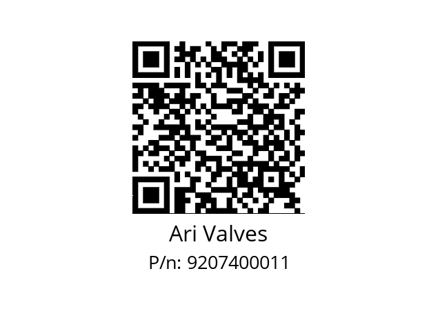   Ari Valves 9207400011