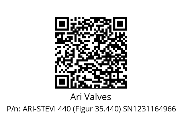   Ari Valves ARI-STEVI 440 (Figur 35.440) SN1231164966