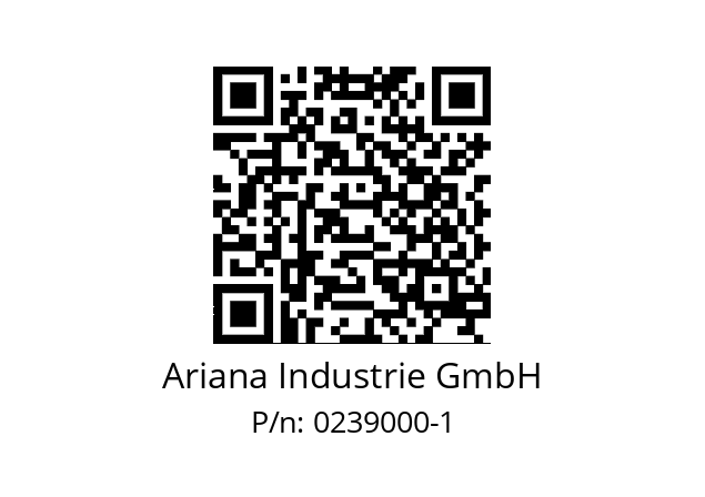   Ariana Industrie GmbH 0239000-1