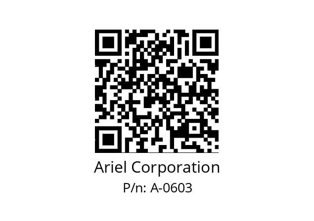   Ariel Corporation A-0603