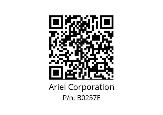   Ariel Corporation B0257E