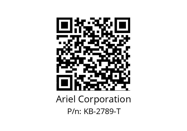   Ariel Corporation KB-2789-T