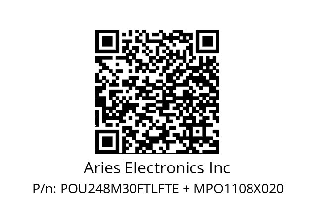   Aries Electronics Inc POU248M30FTLFTE + MPO1108X020