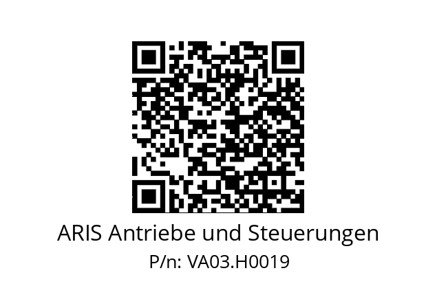   ARIS Antriebe und Steuerungen VA03.H0019