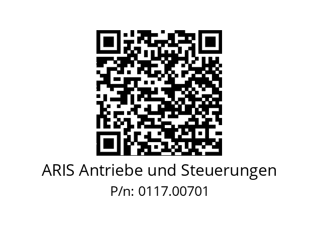   ARIS Antriebe und Steuerungen 0117.00701