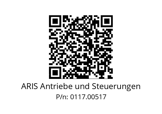   ARIS Antriebe und Steuerungen 0117.00517