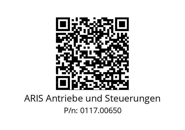   ARIS Antriebe und Steuerungen 0117.00650