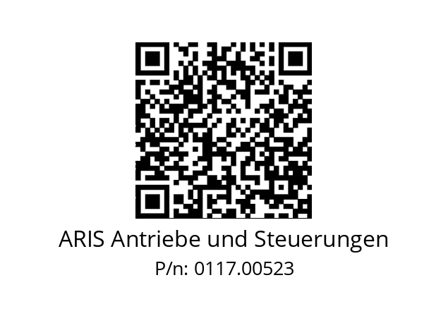   ARIS Antriebe und Steuerungen 0117.00523