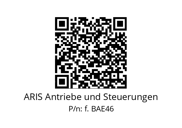   ARIS Antriebe und Steuerungen f. BAE46