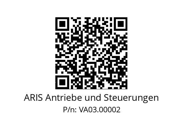   ARIS Antriebe und Steuerungen VA03.00002