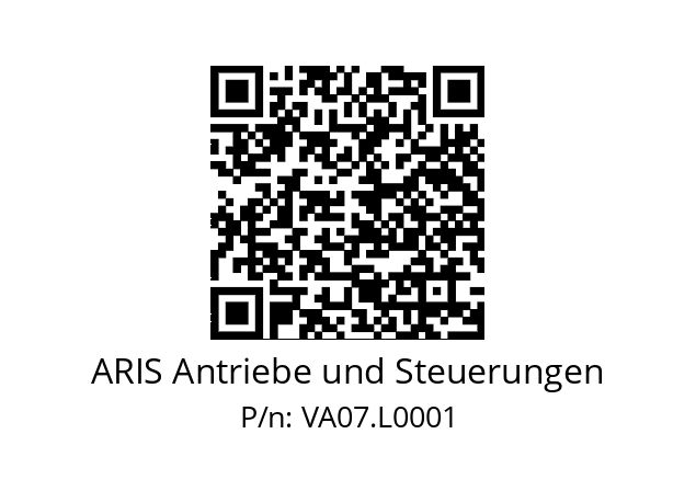   ARIS Antriebe und Steuerungen VA07.L0001