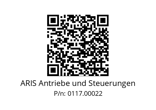   ARIS Antriebe und Steuerungen 0117.00022