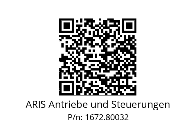   ARIS Antriebe und Steuerungen 1672.80032