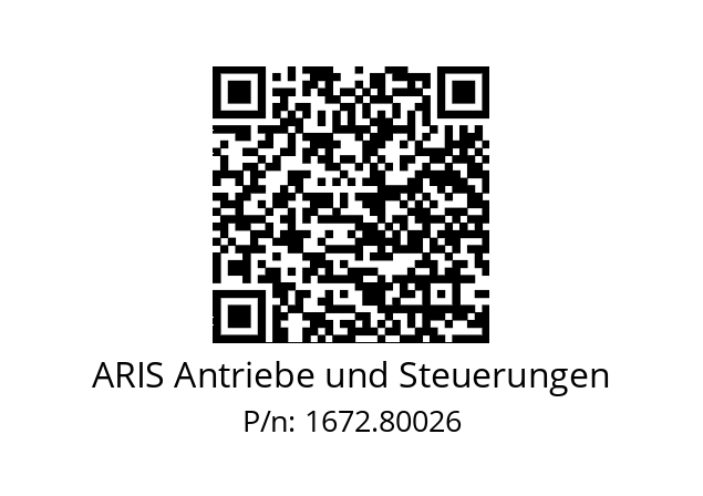   ARIS Antriebe und Steuerungen 1672.80026