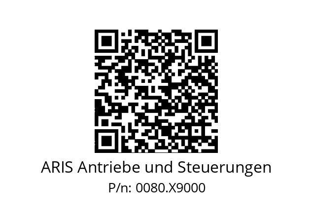   ARIS Antriebe und Steuerungen 0080.X9000