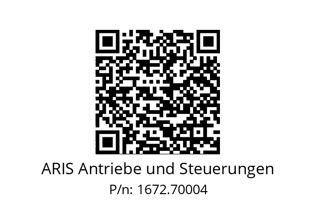   ARIS Antriebe und Steuerungen 1672.70004