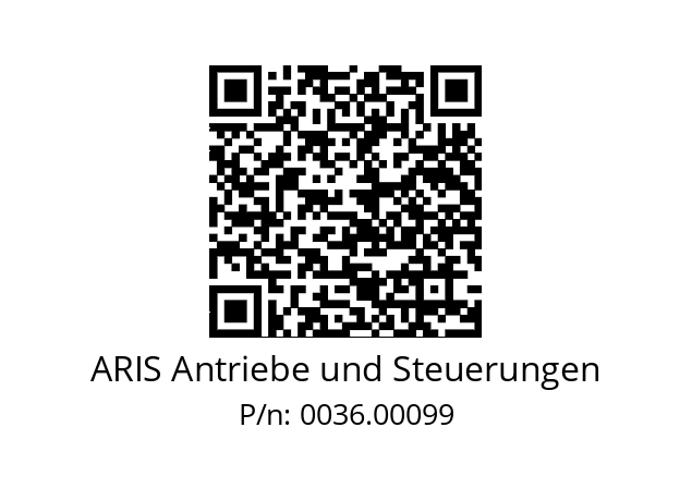   ARIS Antriebe und Steuerungen 0036.00099