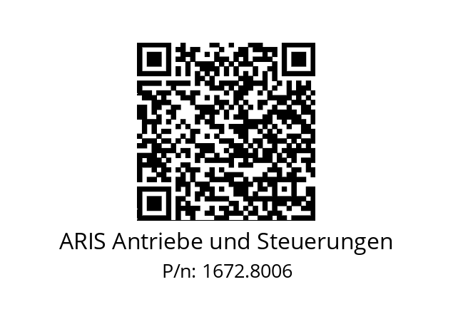   ARIS Antriebe und Steuerungen 1672.8006