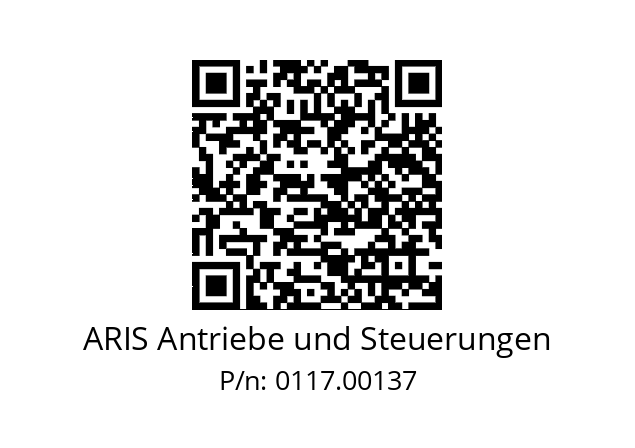   ARIS Antriebe und Steuerungen 0117.00137