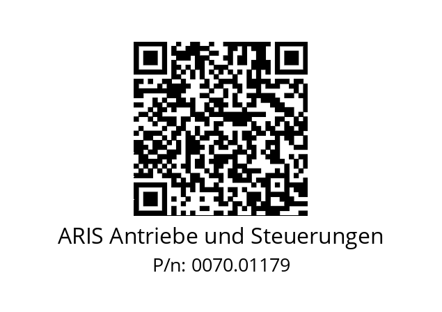   ARIS Antriebe und Steuerungen 0070.01179