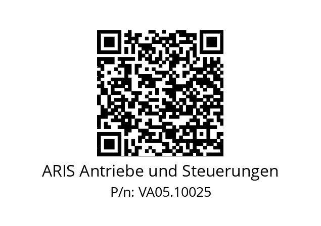   ARIS Antriebe und Steuerungen VA05.10025