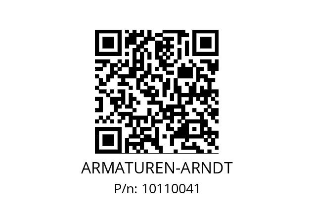   ARMATUREN-ARNDT 10110041